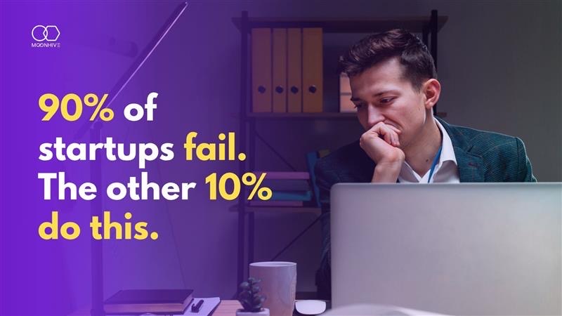 Start a Startup in 2025 entrepreneur planning business roadmap with Moonhive’s 10-step strategy”